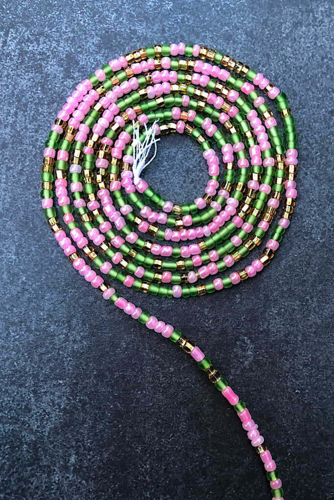 Extended Length 60 Inch Olayinka Waist Beads Adinkra Expo