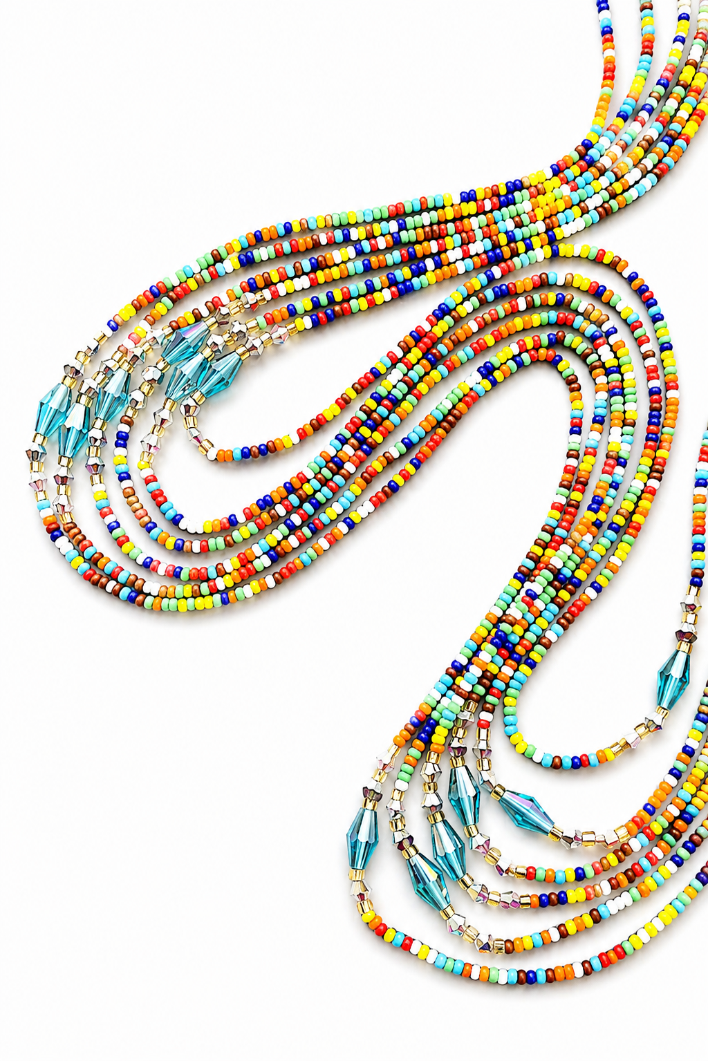 waist beads dress to impress Salmon Colored Luxury Handcrafted Waist Beads