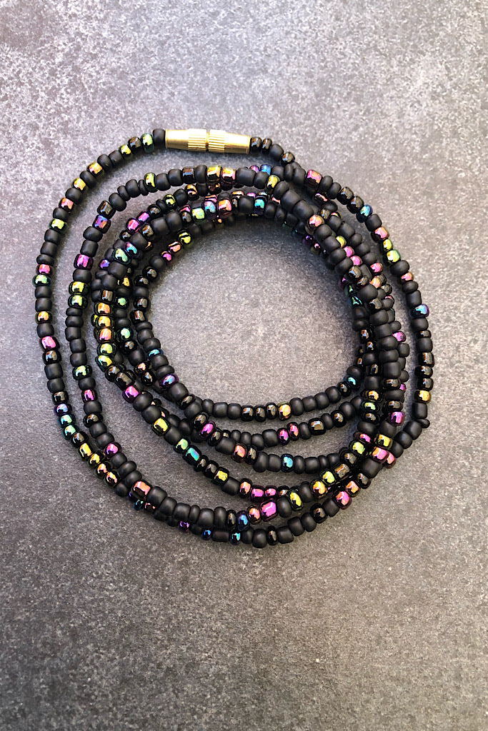 Black is Beautiful Clasp Waist Beads – Adinkra Expo