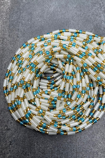 Glow in the Dark Waist Beads  Gold Crystal Beads – Adinkra Expo