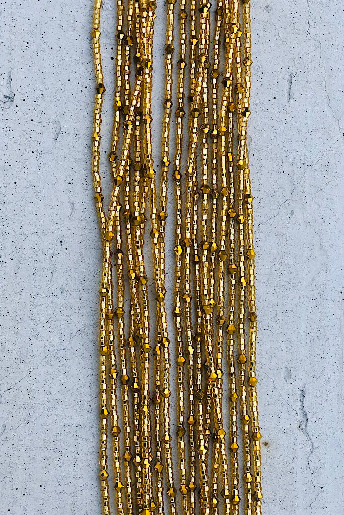 gold waist beads