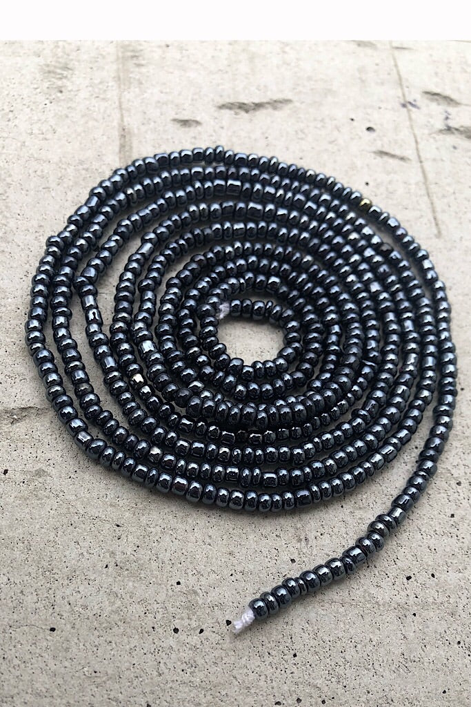 black noire waist beads